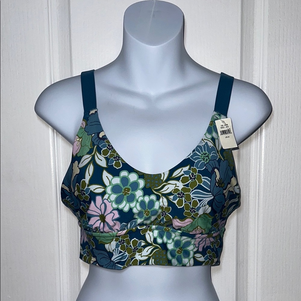 Offline by Aerie Women's Medium Real Me Bra color Blue Green